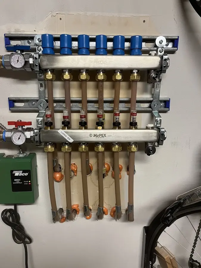 Plumber performing Leak Detection at a residential property in Arlington