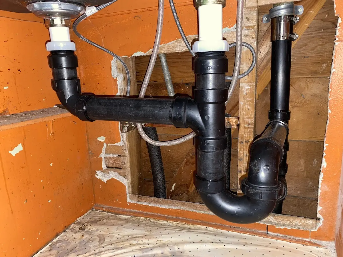 Professional Repiping Services equipment and tools on the job in Arlington